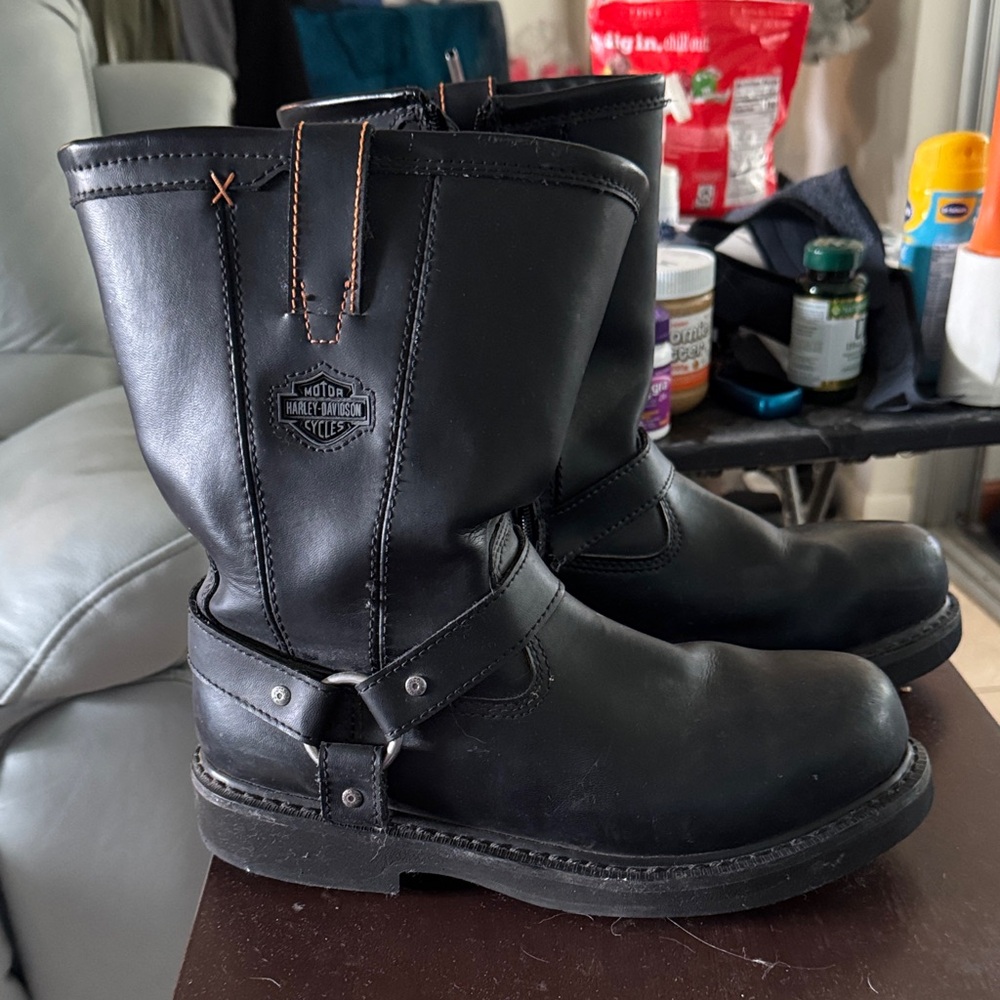 Harley-Davidson Men's Black Riding Boots